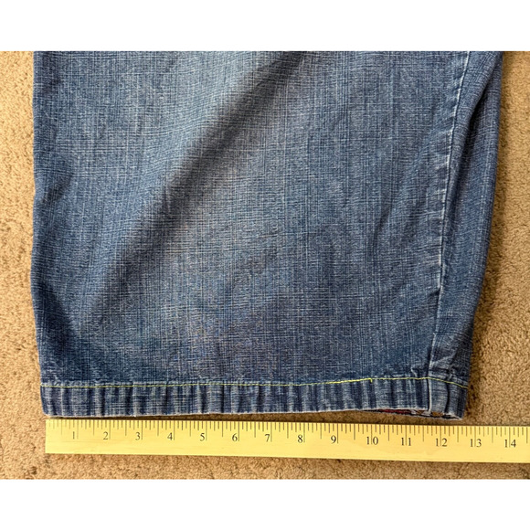 Vintage Platinum Fubu Fat Albert Jean Shorts Jorts Men 38x14 Collaboration RARE - Picture 10 of 11